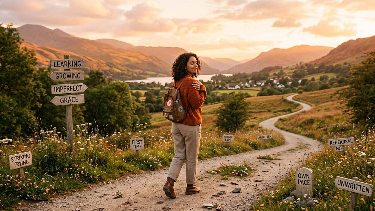 Give yourself grace, you’re living for the first time